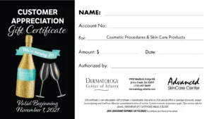 2021 Gift Certificate