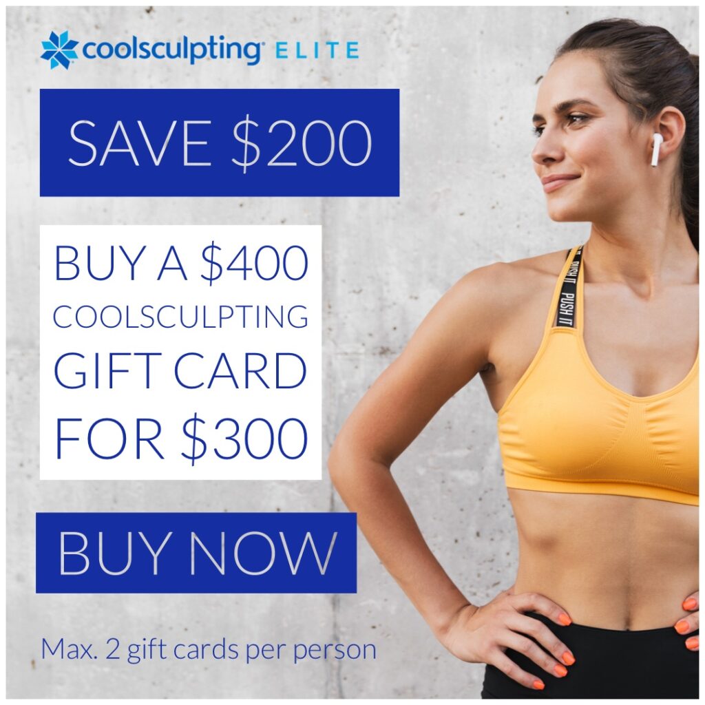 CoolSculpting Elite Gift Cards Save $200 While Supplies Last DCA Advanced BodySculpting Center