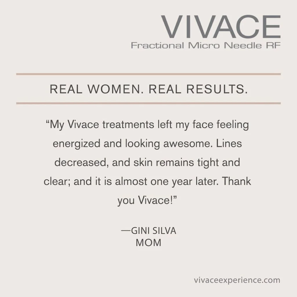 Vivace radio frequency microneedling Dermatology Center of Atlanta Real_Women_Real_Results