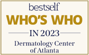 2023 Whos Who Health & Aesthetician - Dermatology Center of Atlanta