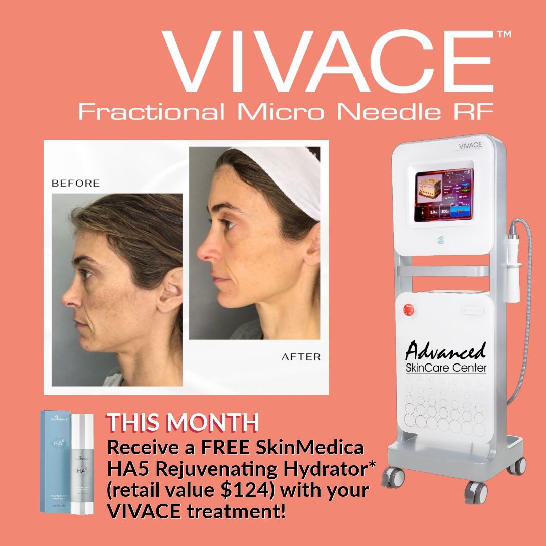 Vivace RF Microneedling Free Gift with Purchase MAy 2024