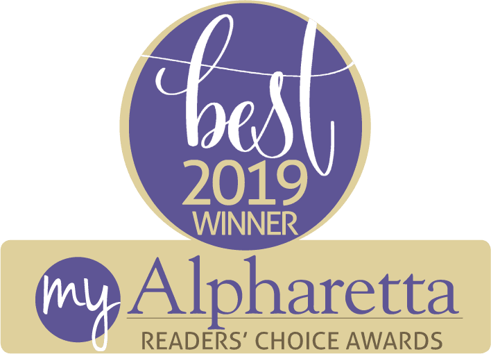 My alpharetta best of winner badge