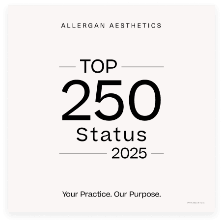 derm center of atlanta top 250 status allergan aesthetics 2025