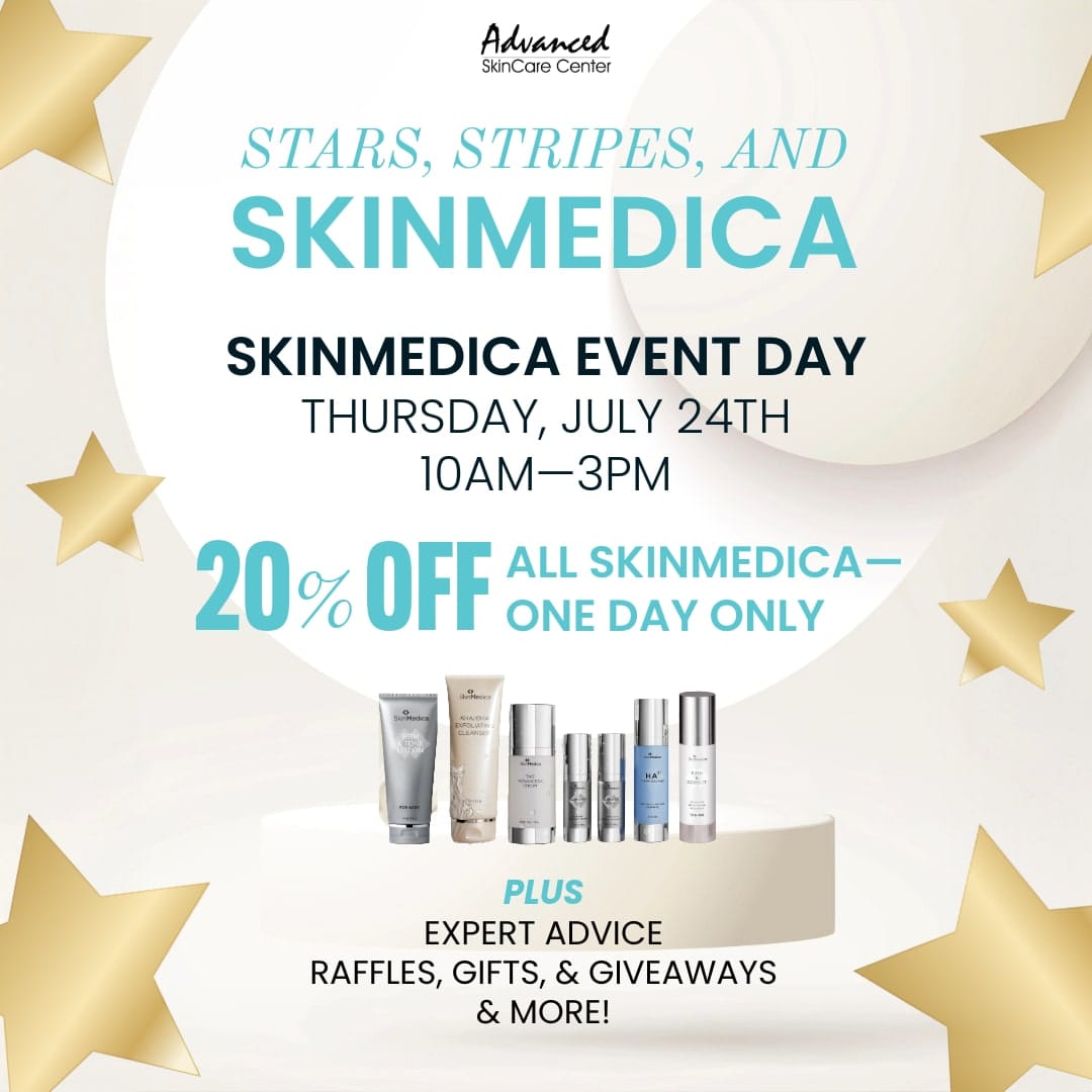 SkinMedica 20% Off Sale and Event Day July 24th