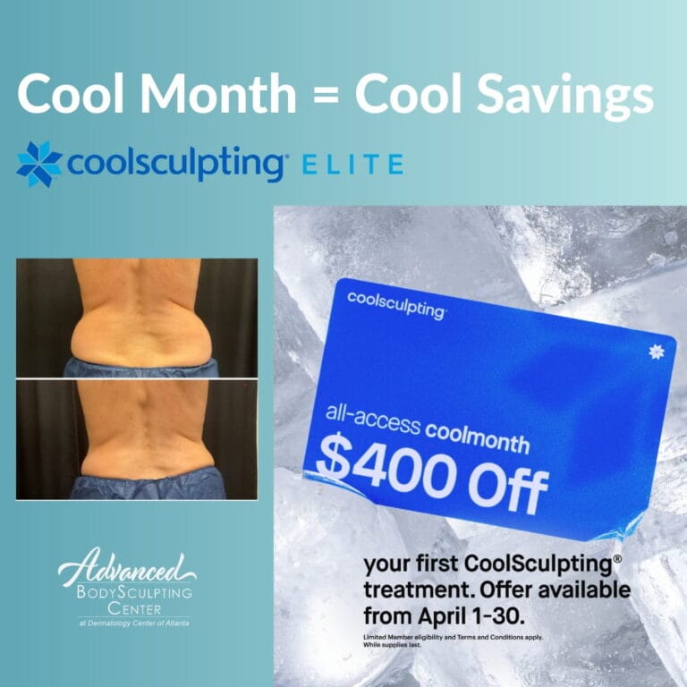 Cool Month Save $400 on first Coolsculpting treatment