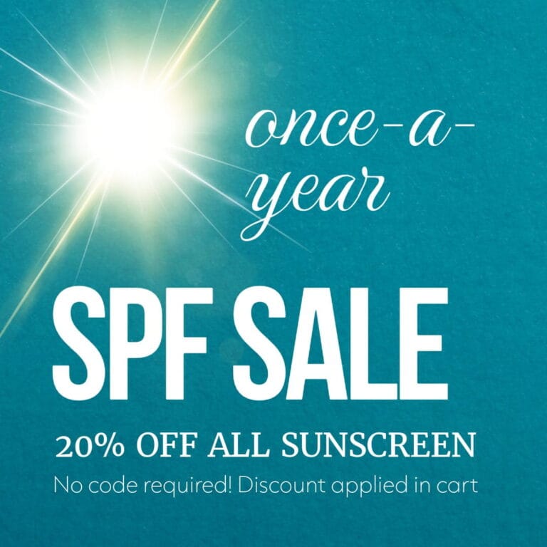 Once-a-year sunscreen Sale Going On Now