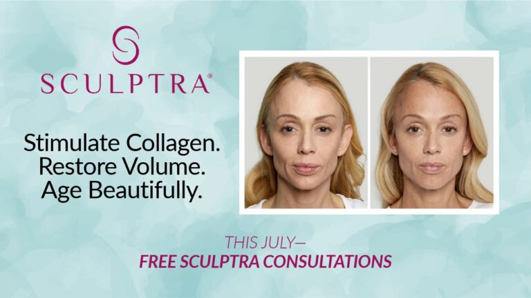 Stimulate Collagen with Sculptra Free Consultations this July at DCA